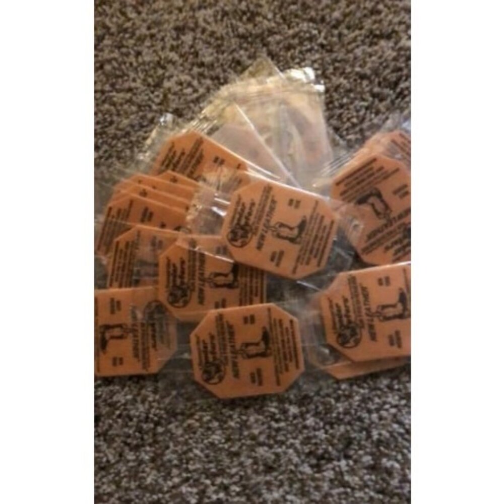 25 CT Individually Wrapped New Leather Air Fresheners